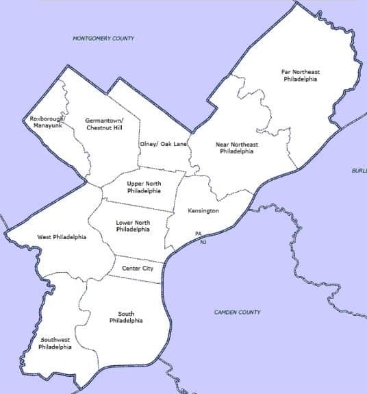 Plan districts Philadelphia